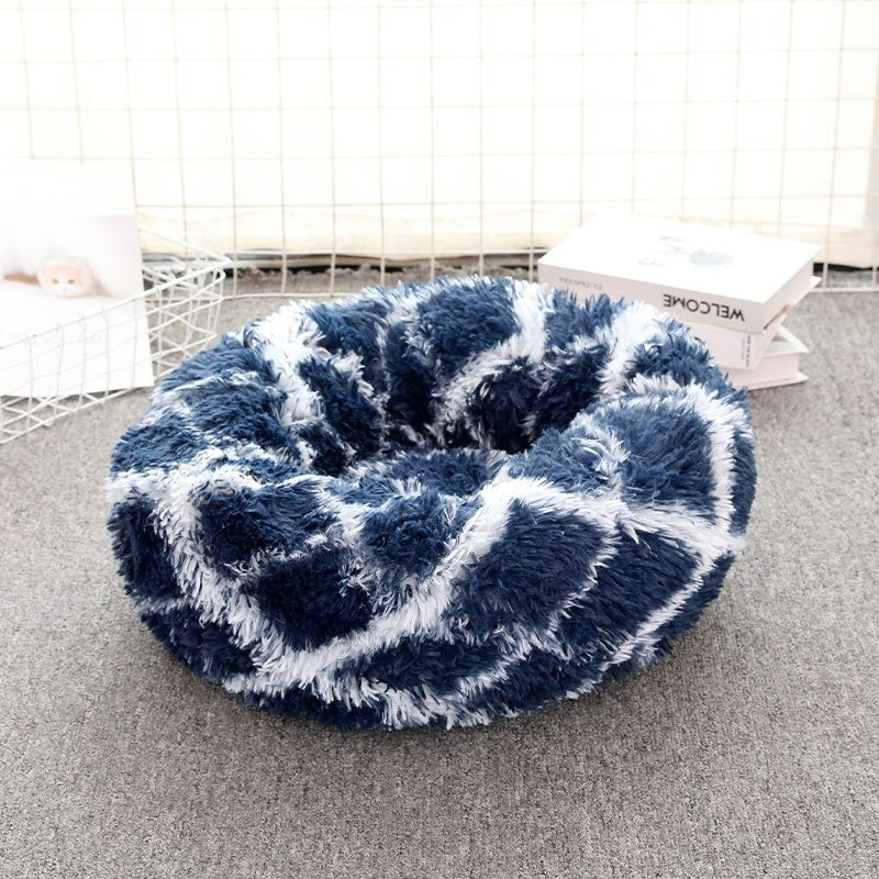 Cozy Plush Calming Pet Bed