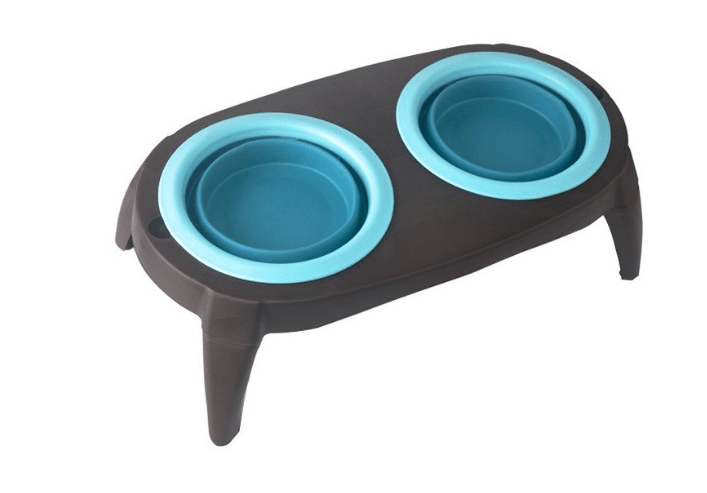 Foldable Double Pet Bowl - Moment Pets