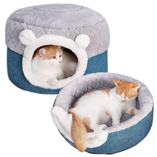 Fluffy Cat Bed House - Moment Pets | Everything Your Pet Needs