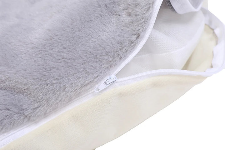 HOOPET Soft Plush Cat Bed House - Winter Warm Kennel for Cats & Small Dogs