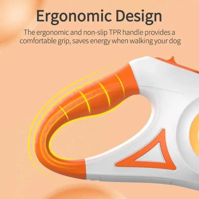 Illuminating Retractable Dog Leash - Moment Pets | Everything Your Pet Needs