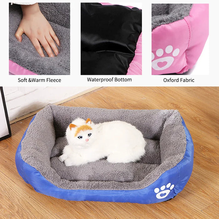 Dog Square Plush Bed