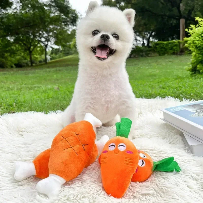 Mini Puppy Plush Squeaky Toy