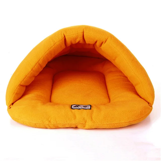 Winter Warm Fleece Cat Sleeping Bag