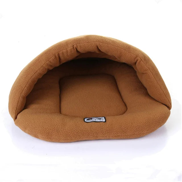 Winter Warm Fleece Cat Sleeping Bag