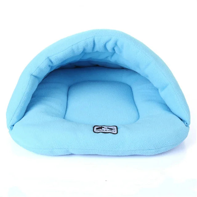 Winter Warm Fleece Cat Sleeping Bag