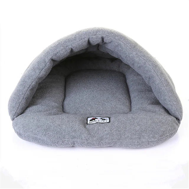 Winter Warm Fleece Cat Sleeping Bag