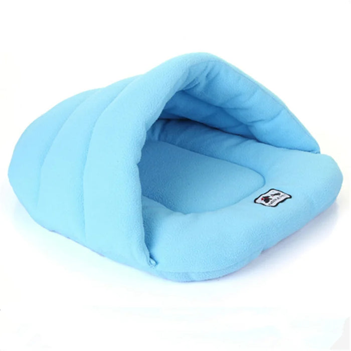 Winter Warm Fleece Cat Sleeping Bag