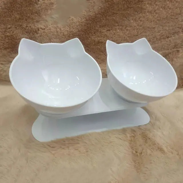 Non-Slip Cat Single Double Bowls