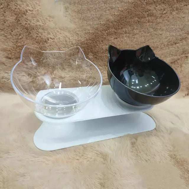 Non-Slip Cat Single Double Bowls