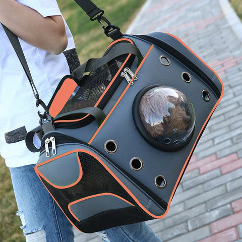 Space Capsule Pet Carrier Bag - Portable Large Capacity Cat Carrier