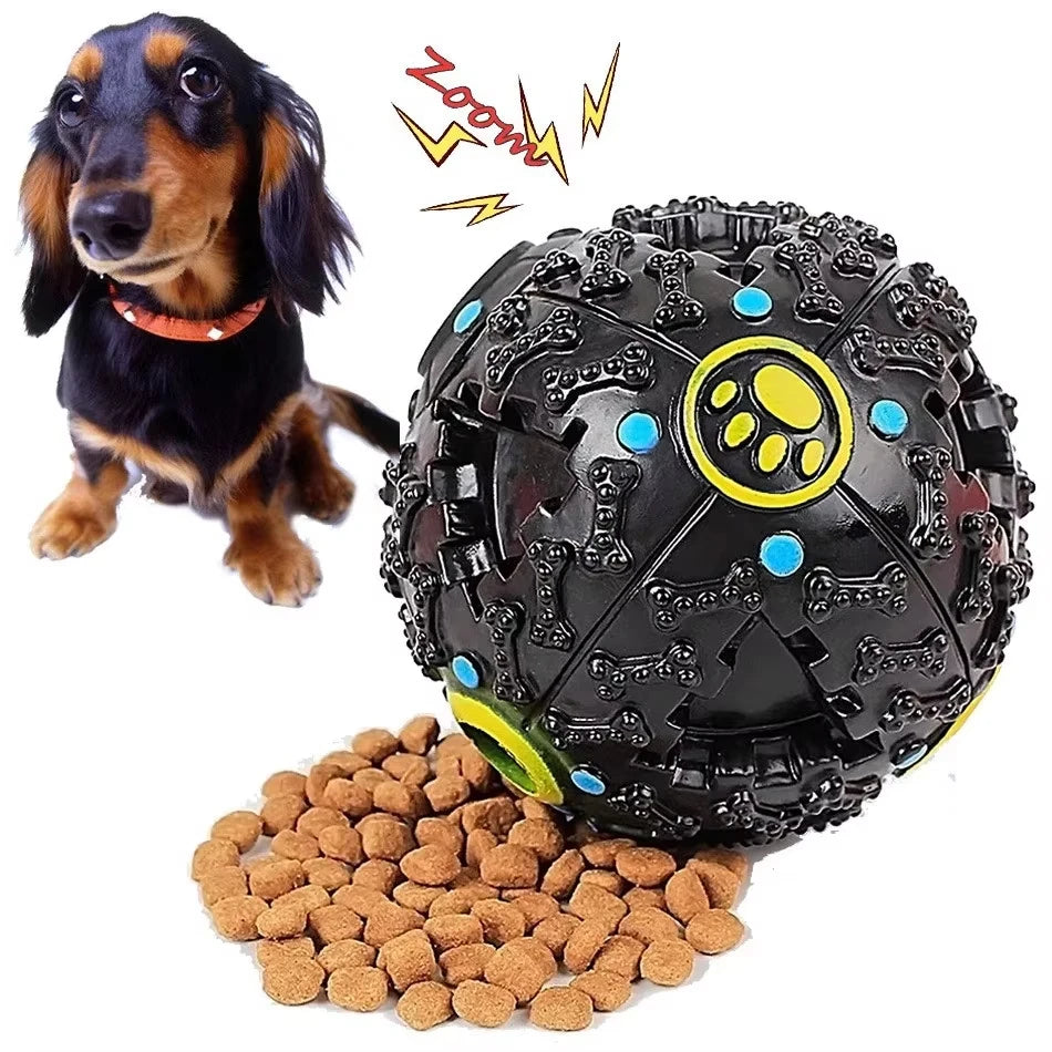 Dog Funny Sound Ball Feeding Toy - Moment Pets