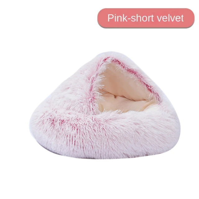 Plush Cat Round Bed