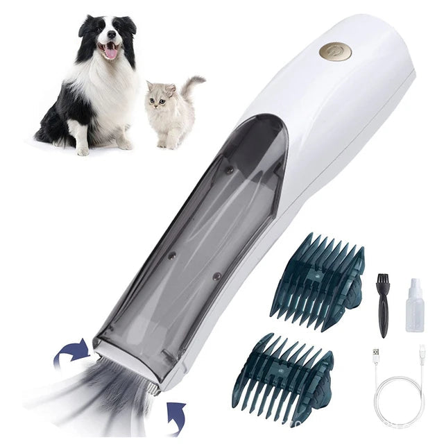 Portable Cat Vacuum hair Clipper