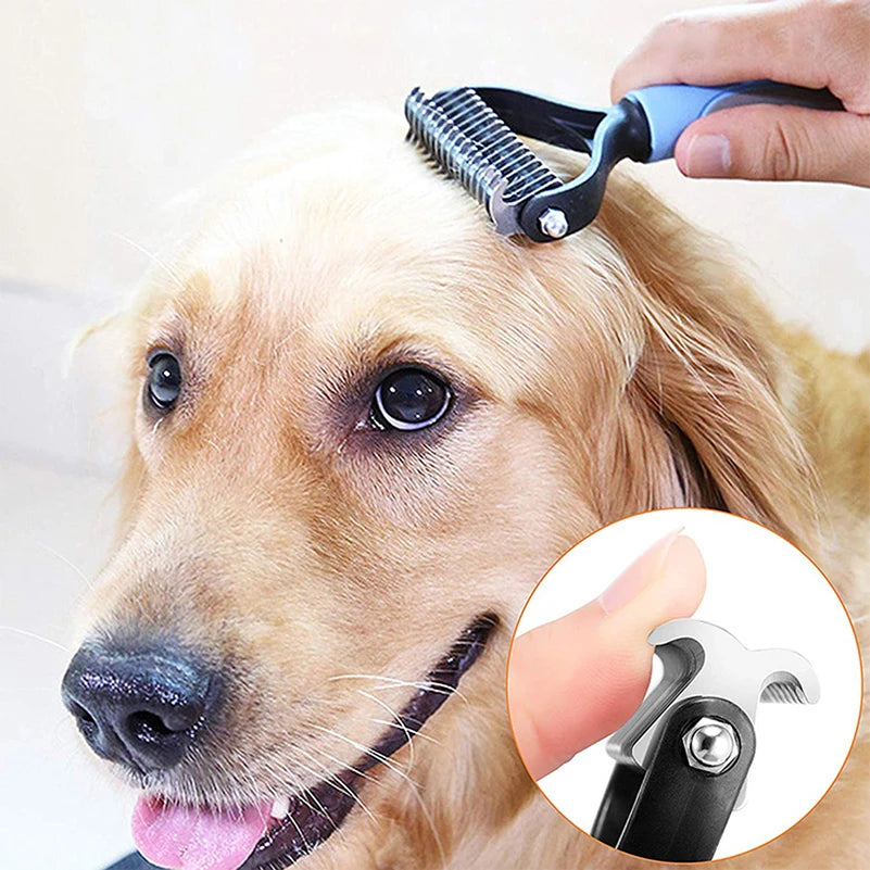 Professional Dog Deshedding Brush - Moment Pets