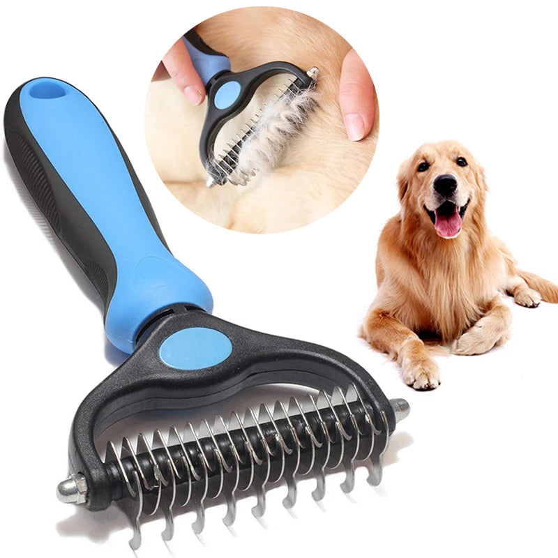 Professional Dog Deshedding Brush - Moment Pets