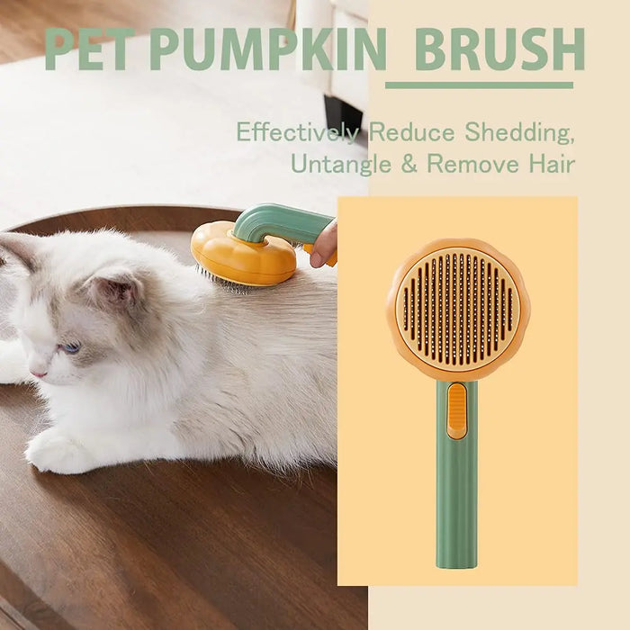 Cat Self Cleaning Slicker Brush