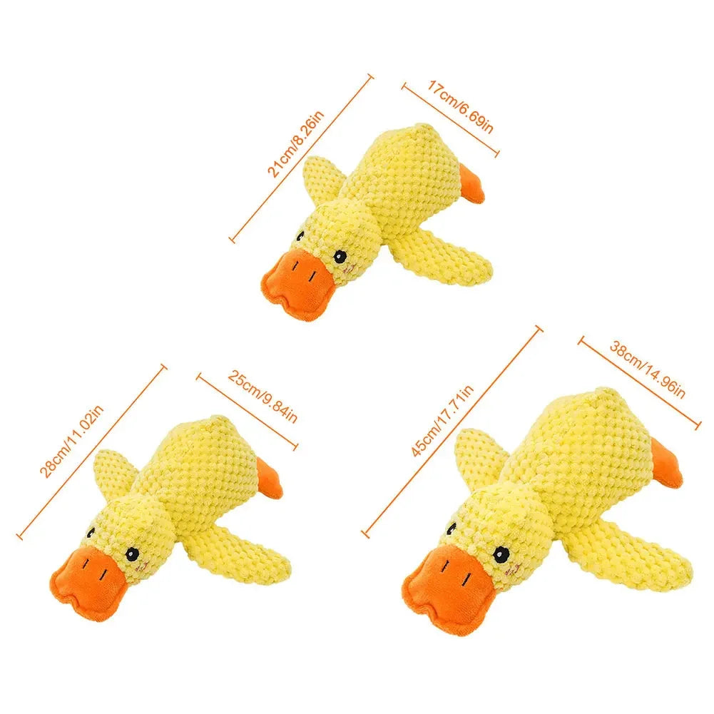 Calming Quacking Duck Dog Toy