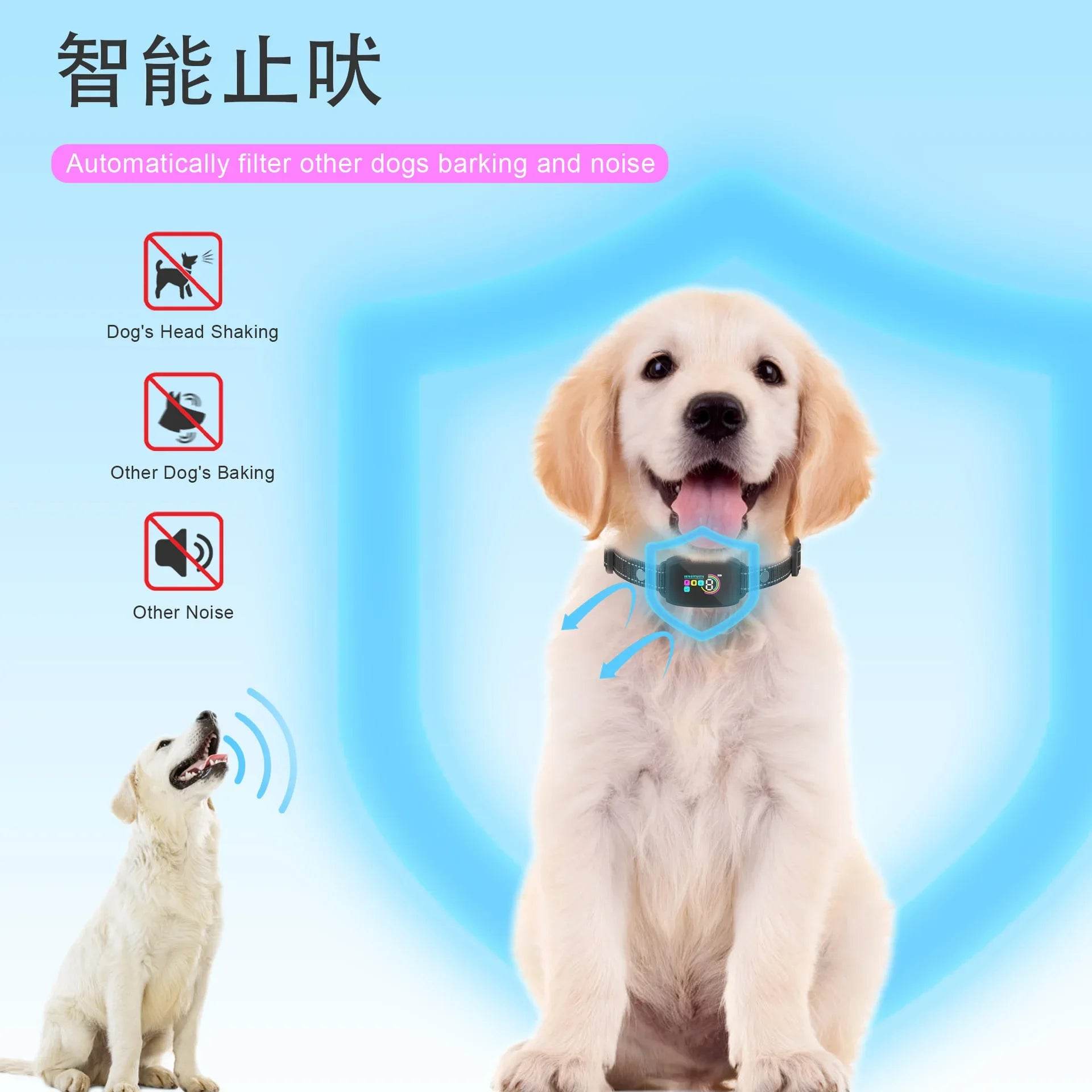 Smart Anti-Bark Dog Collar - Moment Pets