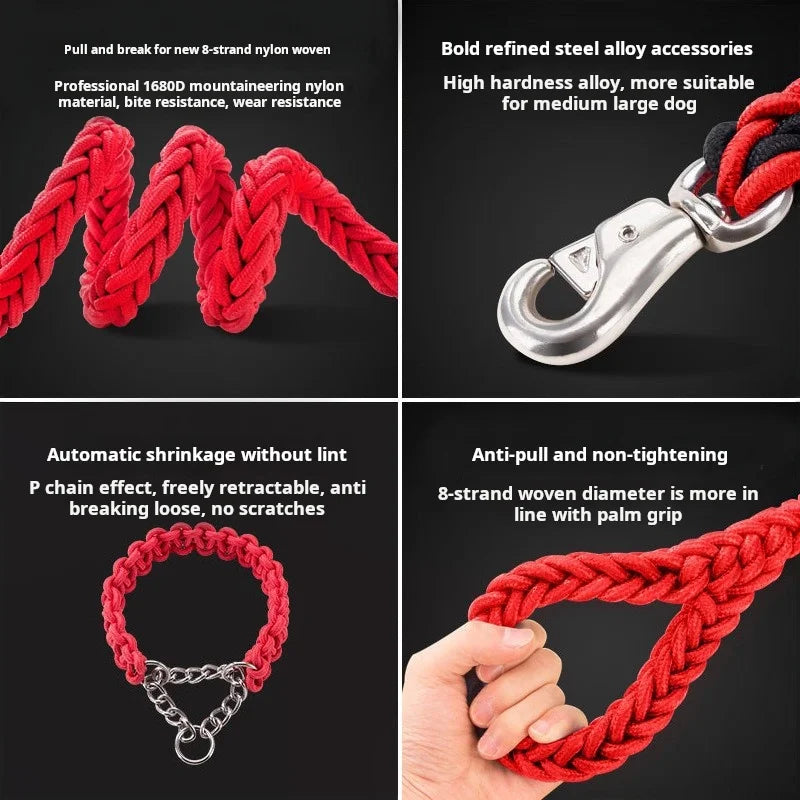 Comfort-Strong Braided Dog Leash