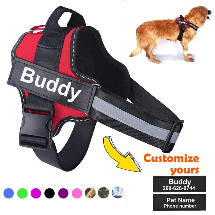 Custom ID Dog Harness