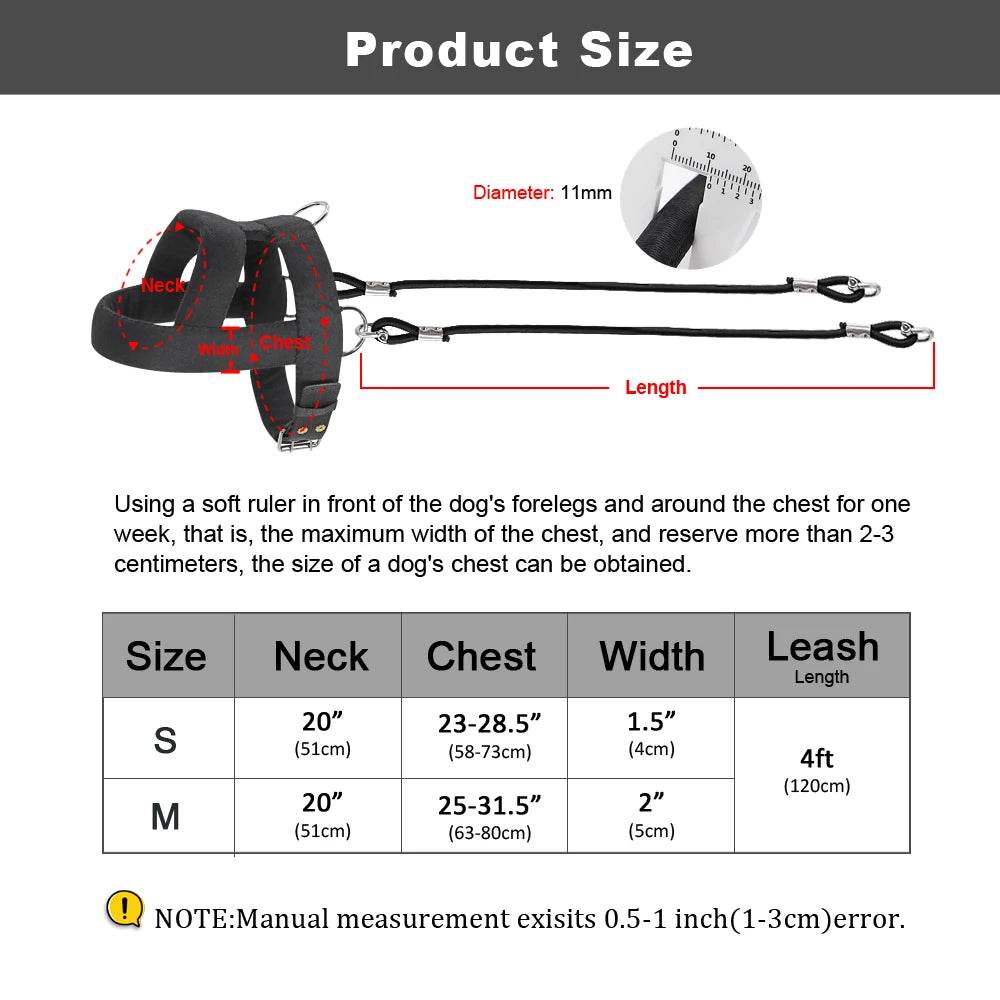 Adjustable Dog Weight Pulling Training Harness - Moment Pets