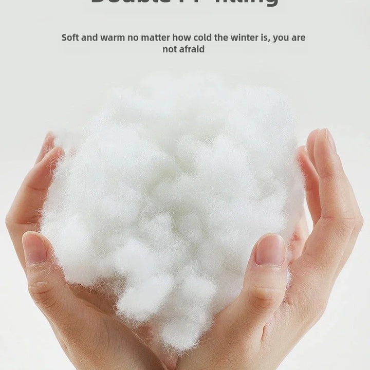 Soft Plush Pet Bed - Winter Warm Semi-Enclosed Cat & Dog Nest