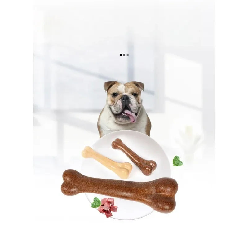Unbreakable Natural Rubber Dog Bone