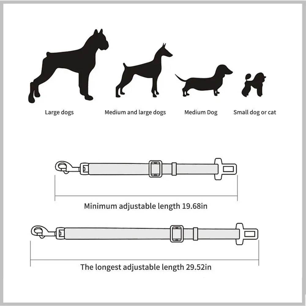 Adjustable Pet Car Belt - Moment Pets