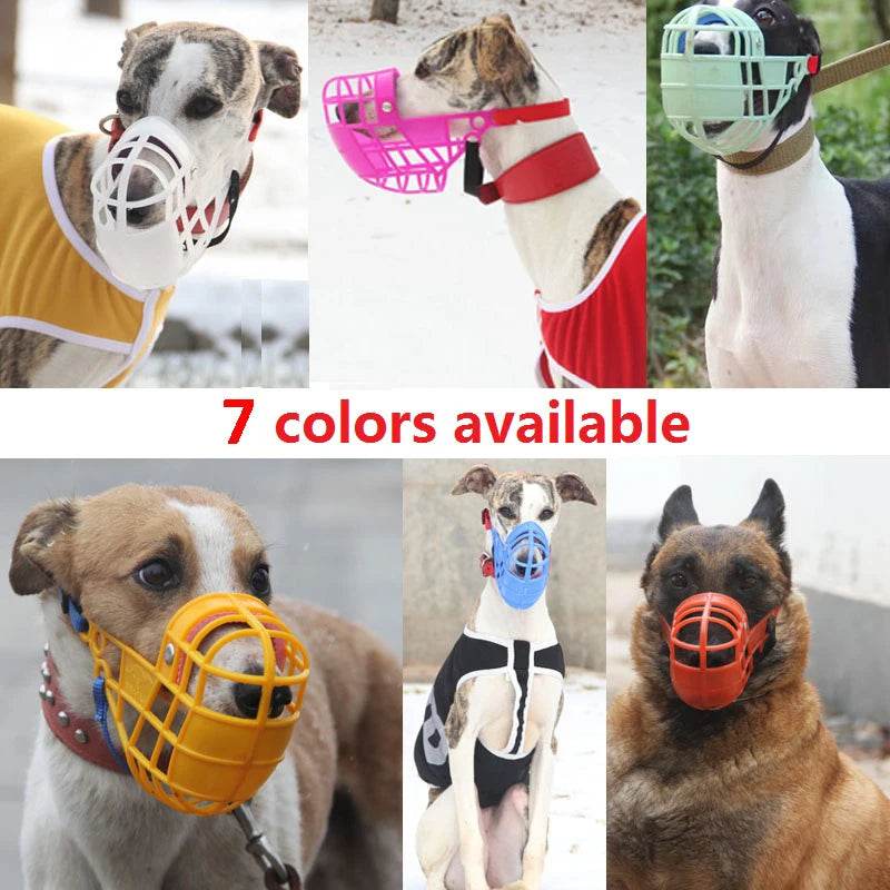 Adjustable Plastic Basket Dog Muzzle - Moment Pets