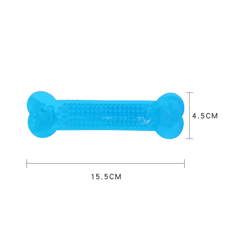 Rubber Dog Chew Toothbrush Toy