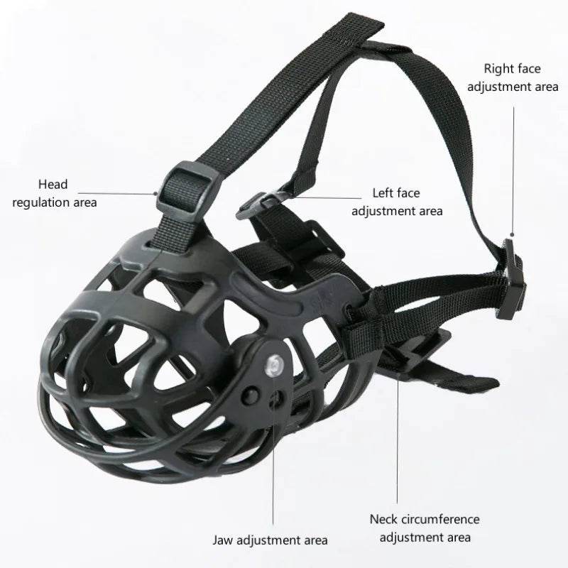 Breathable Silicone Anti-Bite Dog Muzzle - Moment Pets