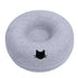 Felt Donut Cat Bed with Tunnel - 2-in-1 Interactive Hideaway for Cats