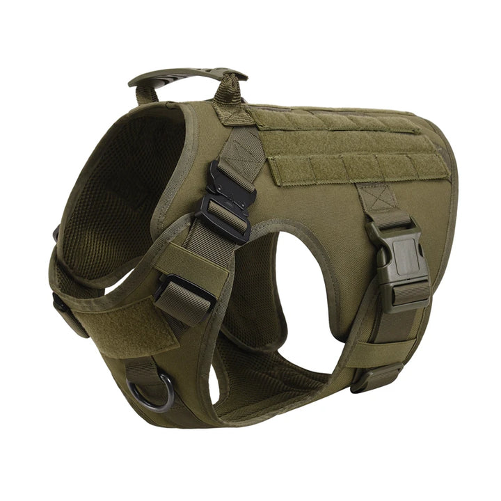 Tactical Military Dog Harness with Leash Set - Professional Training Vest for Large Breeds