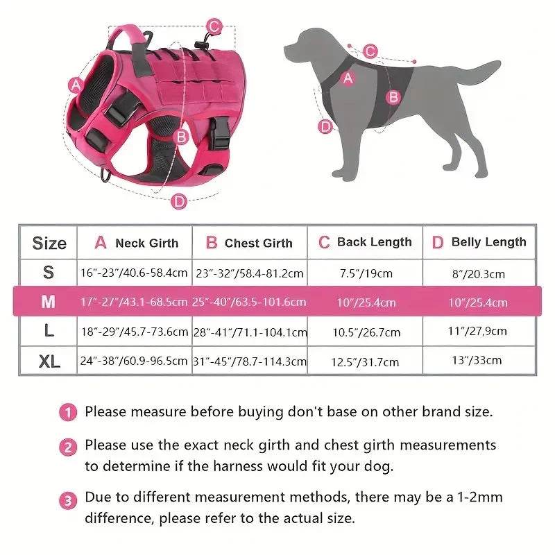 No-Pull Tactical Dog Harness Vest - Moment Pets