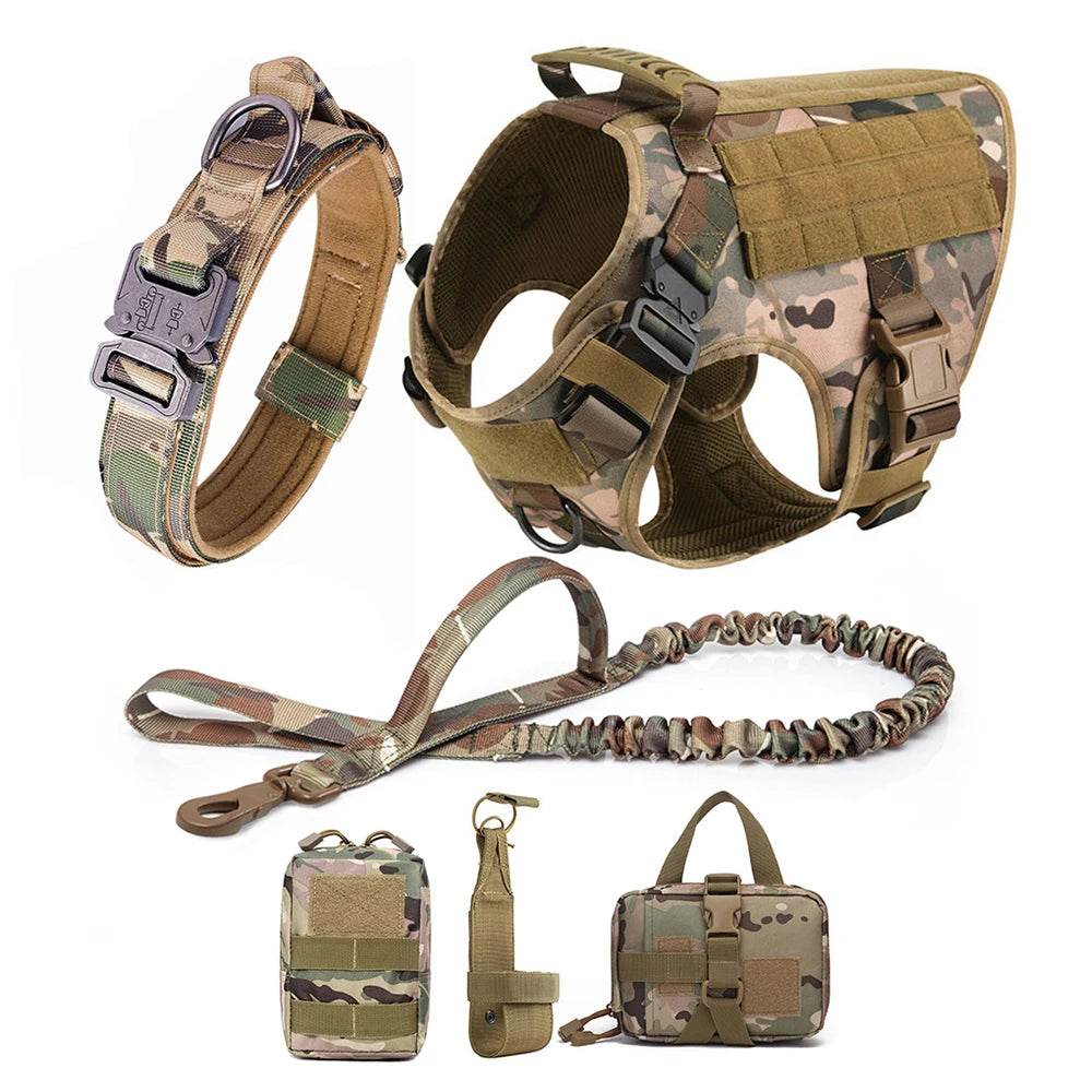 Heavy-Duty Dog Harness Set - Moment Pets