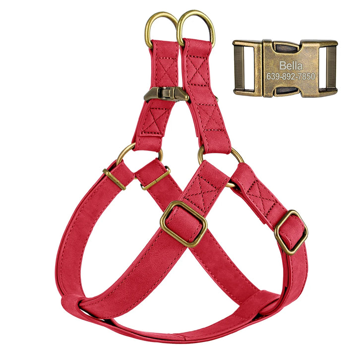 Personalized Engraved Dog Harness