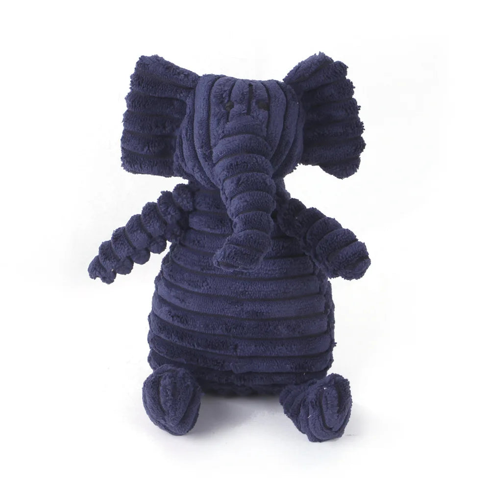 Corduroy Squeaky Dog Plush Toy