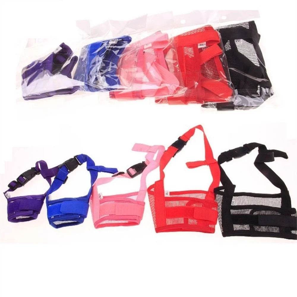 Breathable Anti-Bark Dog Muzzle Adjustable - Moment Pets