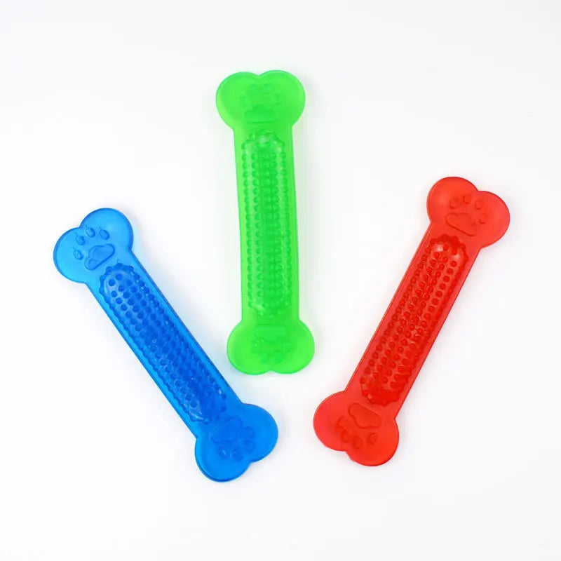 Rubber Dog Chew Toothbrush Toy