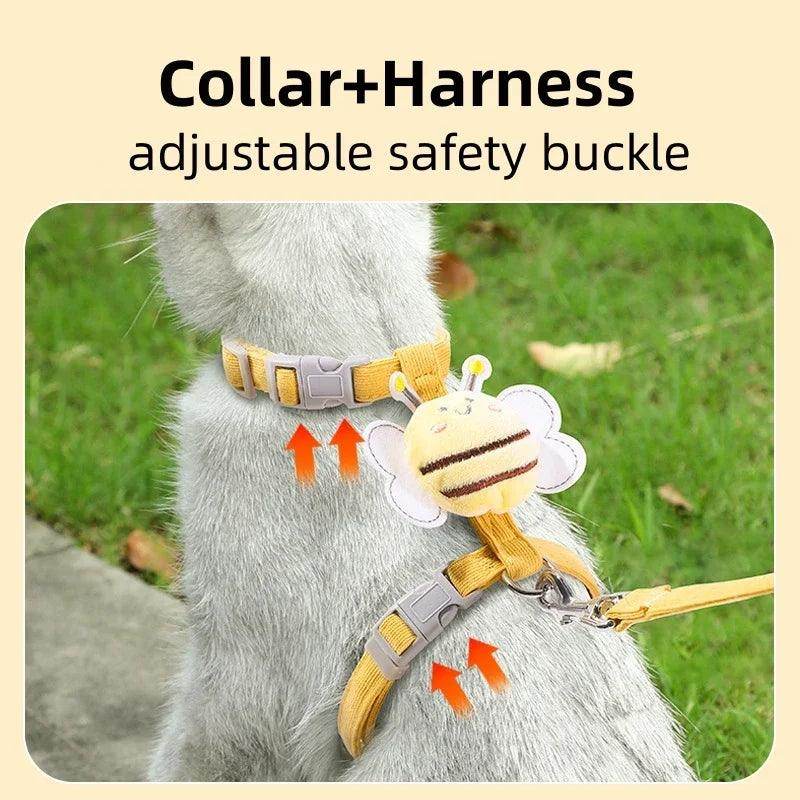 Adjustable Cute cat Harness - Moment Pets