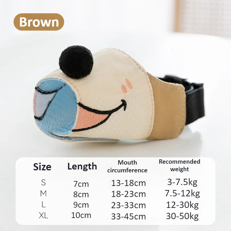 Adjustable Breathable Dog Muzzle