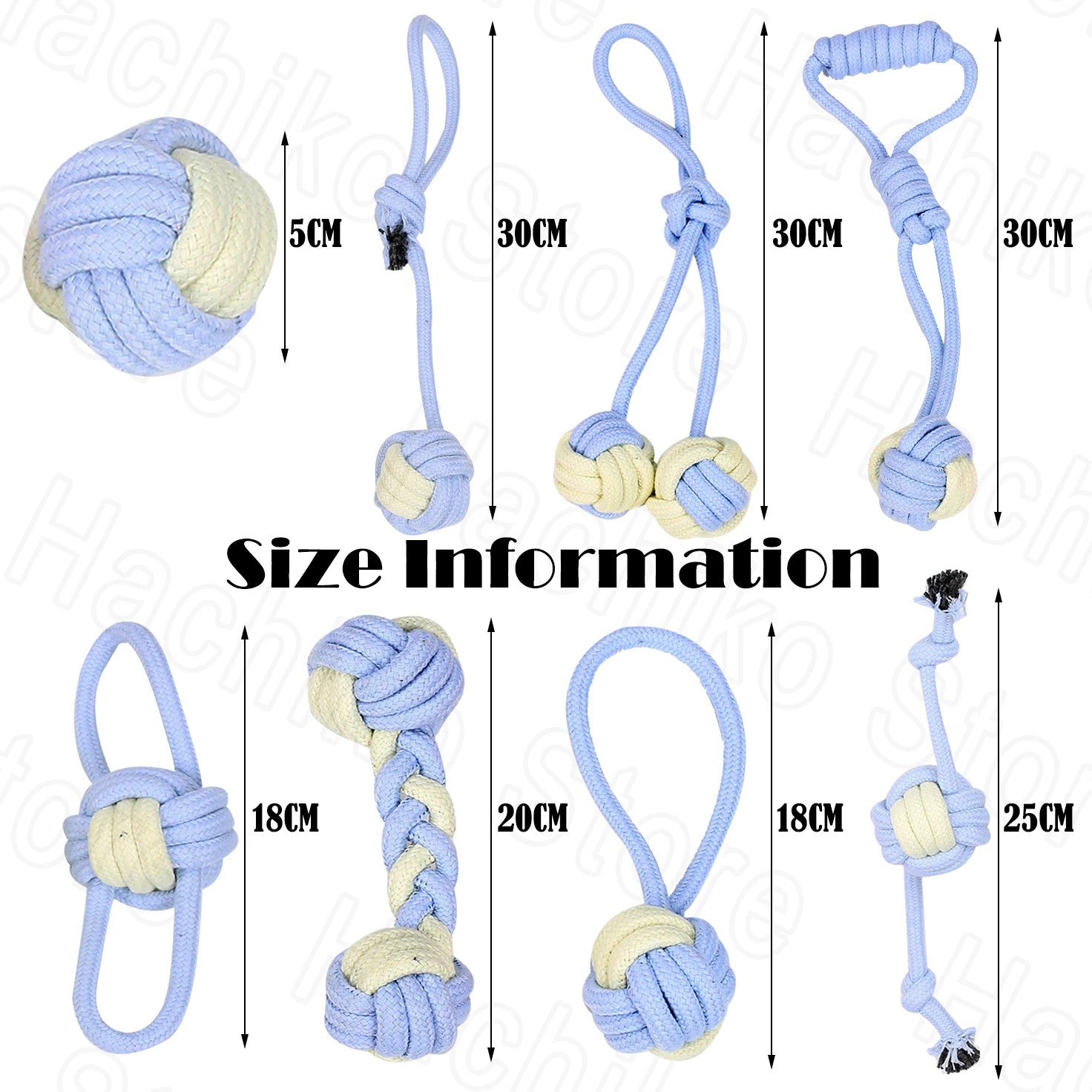 Indestructible Interactive Cotton Rope Toy