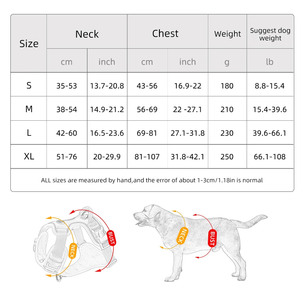 No-Pull Reflective Dog Harness