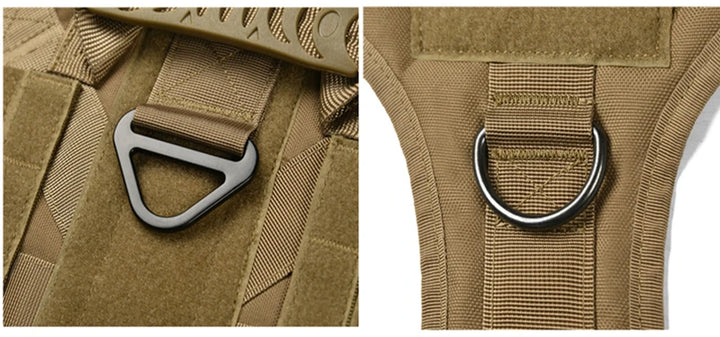 Tactical Military Dog Harness with Leash Set - Professional Training Vest for Large Breeds