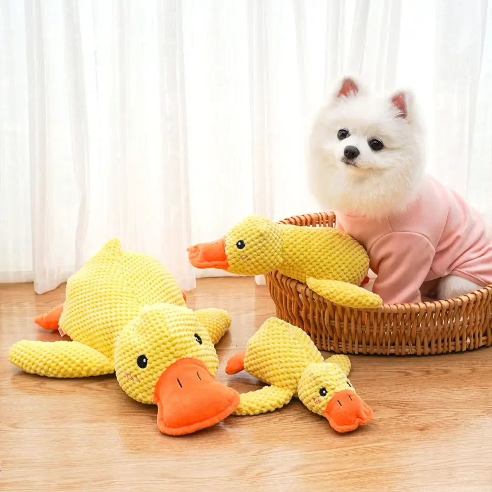 Calming Quacking Duck Dog Toy