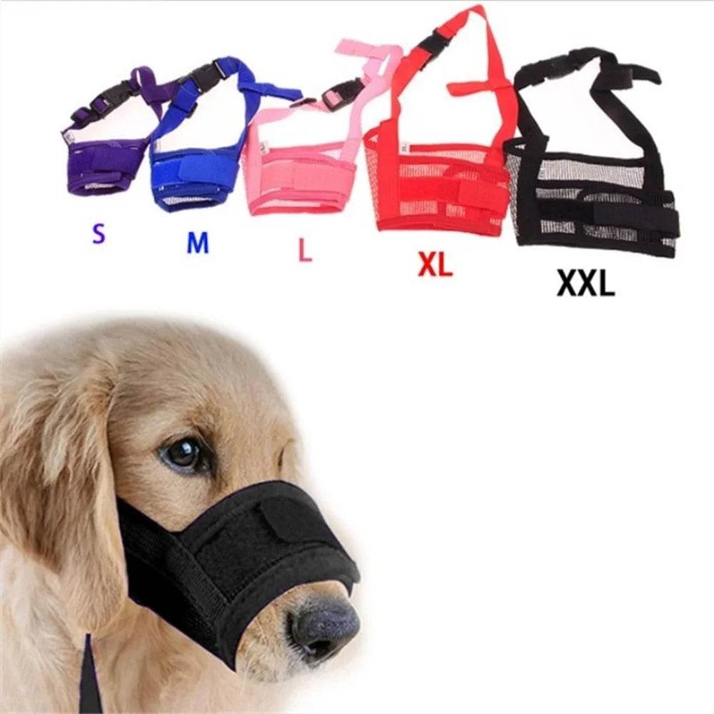 Breathable Anti-Bark Dog Muzzle Adjustable - Moment Pets