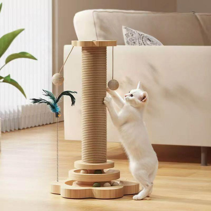 Scratch & Play Cat Post - Moment Pets | Everything Your Pet Needs