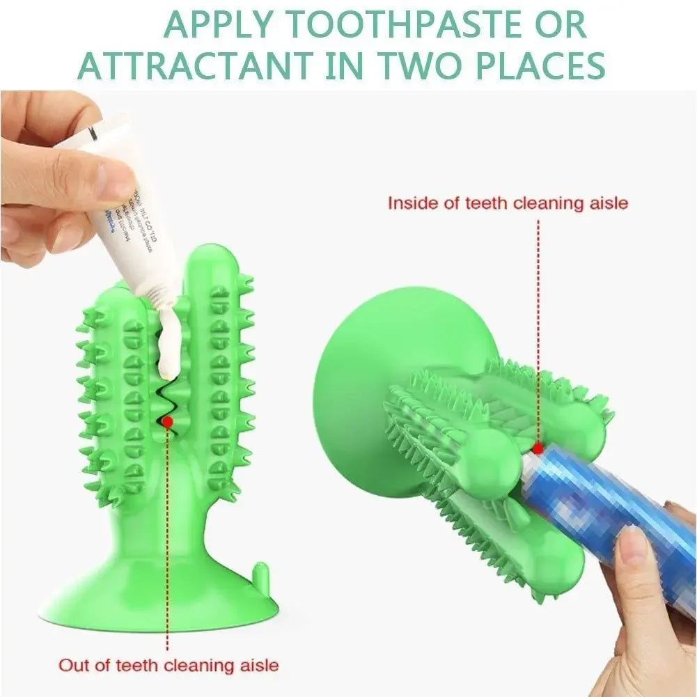 Durable Interactive Dog Toothbrush Toy