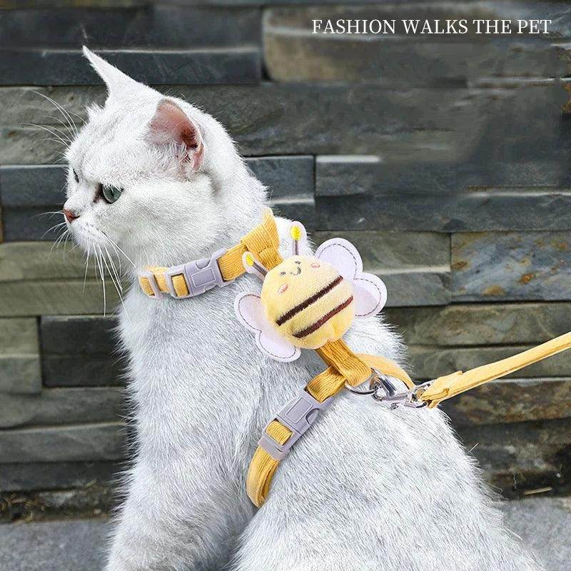 Adjustable Cute cat Harness - Moment Pets